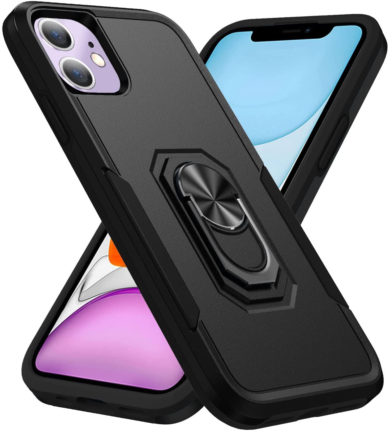 Étui à anneau robuste pour iPhone 11 Étui à anneau robuste pour iPhone 11